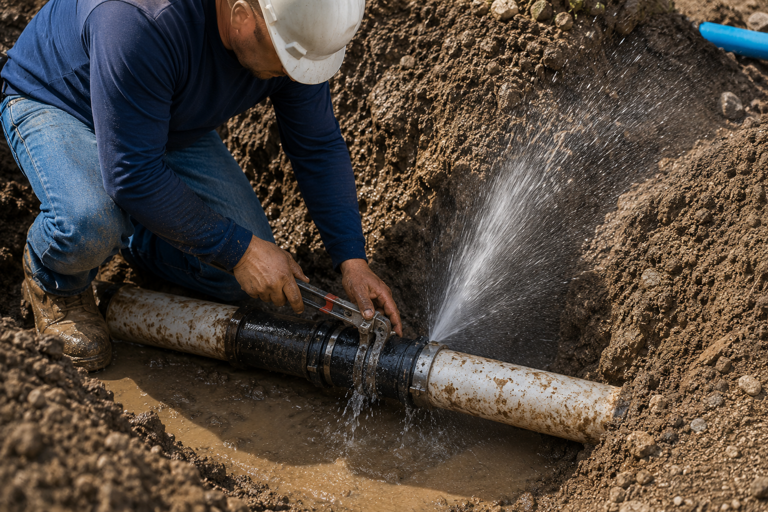 Water line repair in Las Vegas